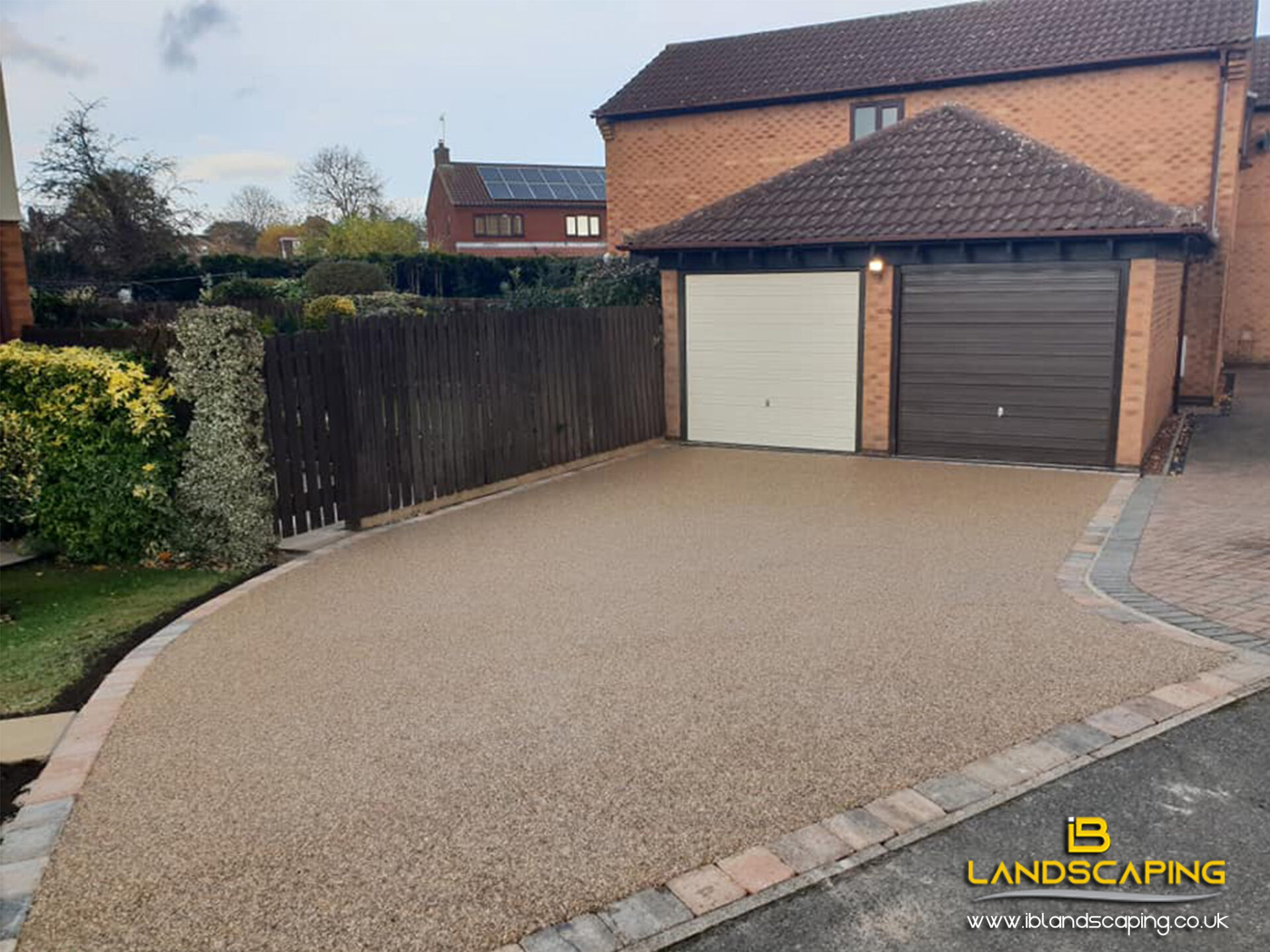 Resin Bound Driveway Specialists In Newark Ib Landscaping Ltd