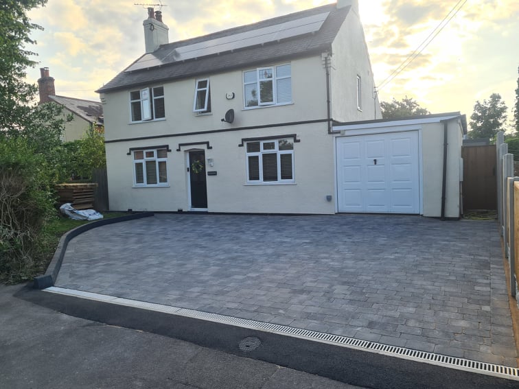 block paving driveway after 5 1